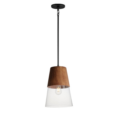 Mini Pendants Glass Down by Maxim ( 16 | 91622CLWNBK Carpenter ) 