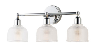 Bathroom Fixtures Three Lights by Maxim ( 16 | 11323CLPC Hollow ) 