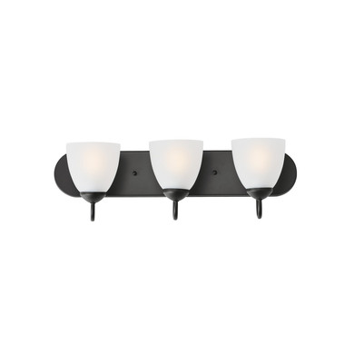 Bathroom Fixtures Three Lights by Maxim ( 16 | 11383FTBK Axis ) 