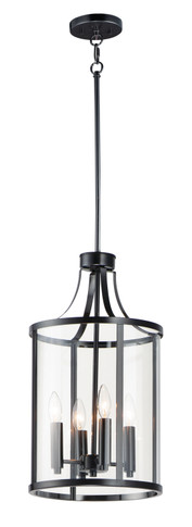 Foyer/Hall Lanterns Glass w/Frame by Maxim ( 16 | 25253CLBK Sentinel ) 
