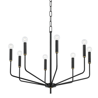 Mid. Chandeliers Candle by Mitzi ( 428 | H516808-AGB/SBK Bailey ) 