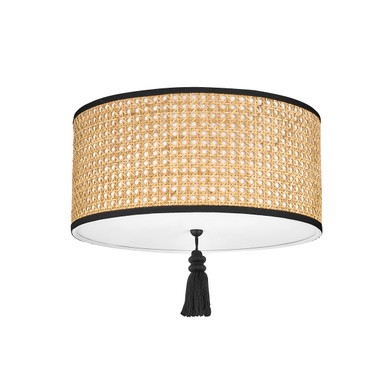 Flush Mounts Drum Shade by Mitzi ( 428 | H520502-SBK Dolores ) 