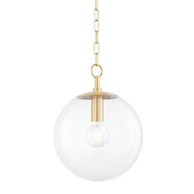 Pendants Glass Down by Mitzi ( 428 | H609701S-AGB Juliana ) 