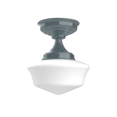 Flush Mounts Cage Style by Montclair Light Works ( 518 | FMA021-40 Schoolhouse ) 