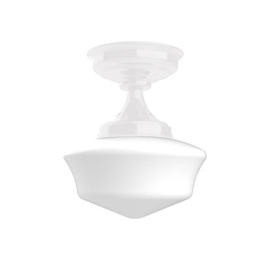 Semi-Flush Mts. Glass Down by Montclair Light Works ( 518 | FMA021-44 Schoolhouse ) 
