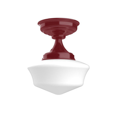 Semi-Flush Mts. Glass Down by Montclair Light Works ( 518 | FMA021-55 Schoolhouse ) 