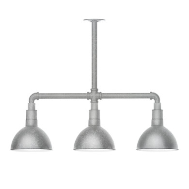 Exterior Chandeliers by Montclair Light Works ( 518 | MSK114-49-T24 Deep Bowl ) 