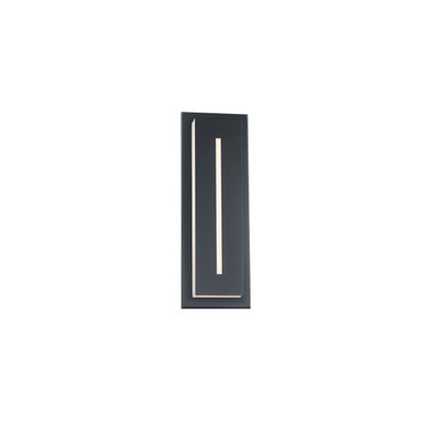 Exterior Wall Mt./Flush by Modern Forms ( 281 | WS-W66216-35-BK Midnight ) 