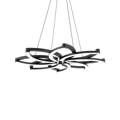 Mid. Chandeliers Ring/Halo by Modern Forms ( 281 | PD-73032-BK Bloom ) 
