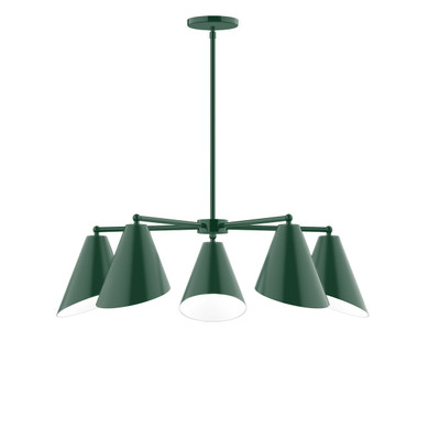 Mid. Chandeliers Metal Shade by Montclair Light Works ( 518 | CHC415-42 Jasmine ) 