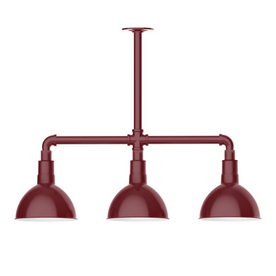 Exterior Chandeliers by Montclair Light Works ( 518 | MSK114-55-T48 Deep Bowl ) 