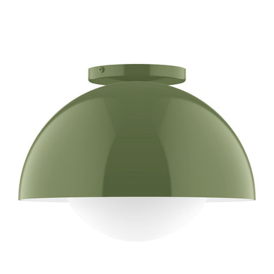 Flush Mounts Metal Shade by Montclair Light Works ( 518 | FMD432-G15-22 Arcade ) 