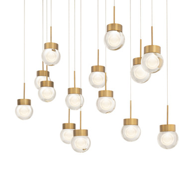 Pendants Multi-port/Cascade by Modern Forms ( 281 | PD-82014L-AB Double Bubble ) 