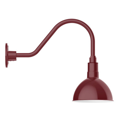 Exterior Wall Mount by Montclair Light Works ( 518 | GNA114-55-W08-L10 Deep Bowl ) 