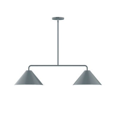 Linear/Island 2 Light Bar by Montclair Light Works ( 518 | MSG422-40 Pinnacle ) 