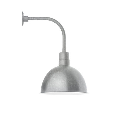 Exterior Wall Mount by Montclair Light Works ( 518 | GNU117-49-G05 Deep Bowl ) 