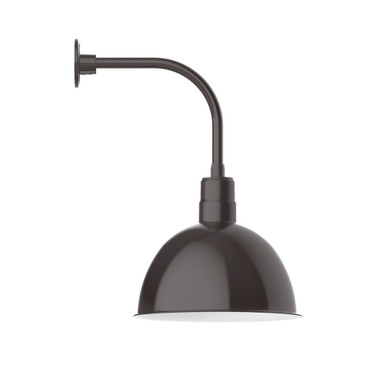 Exterior Wall Mount by Montclair Light Works ( 518 | GNU117-51-G05 Deep Bowl ) 