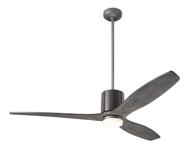 Fans Damp Location by Modern Fan Co ( 201 | LLX-GTGY-54-GY-271-CC LeatherLuxe DC ) 