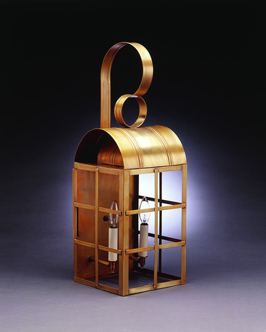 Exterior Wall Mount by Northeast Lantern ( 196 | 6151-AB-LT2-CLR Adams ) 