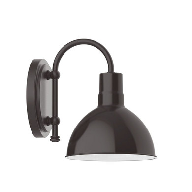 Exterior Wall Mount by Montclair Light Works ( 518 | SCB114-51-L10 Deep Bowl ) 