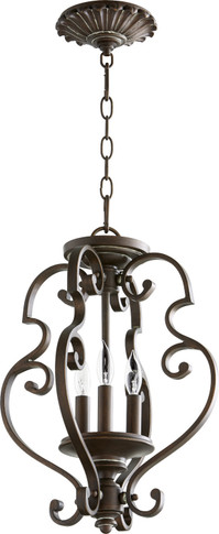 Semi-Flush Mts. Cage by Quorum ( 19 | 2873-13-39 San Miguel ) 