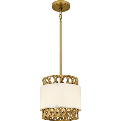 Pendants Drum Shade by Quoizel ( 10 | KAT1510BRG Kate ) 
