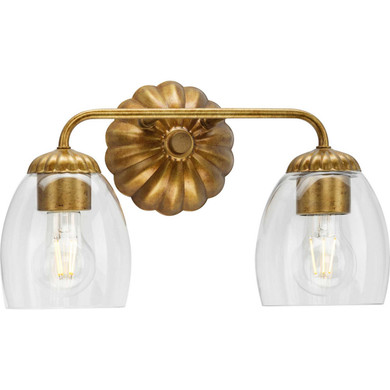 Bathroom Fixtures Two Lights by Progress Lighting ( 54 | P300489-204 Quillan ) 