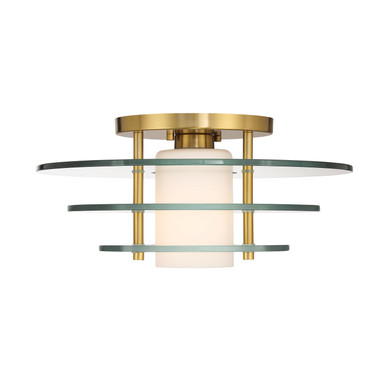 Semi-Flush Mts. Glass Down by Savoy House ( 51 | 6-8602-1-322 Newell ) 