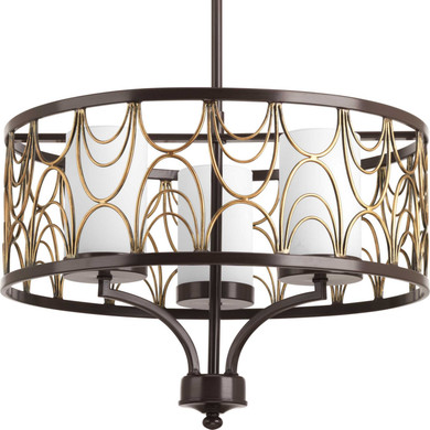 Mid. Chandeliers Glass Up by Progress Lighting ( 54 | P4699-20 Cirrine ) 