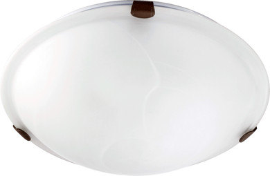 Flush Mounts Bowl Style by Quorum ( 19 | 3000-12-86 3000 Ceiling Mounts ) 