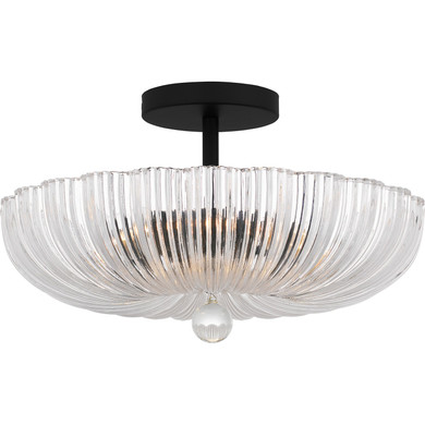 Semi-Flush Mts. Bowl Style by Quoizel ( 10 | QSF6748MBK Quoizel Semi-Flush Mount ) 