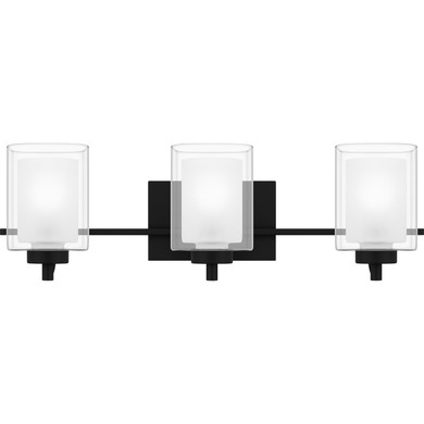 Bathroom Fixtures Three Lights by Quoizel ( 10 | KLT8903MBK Kolt ) 