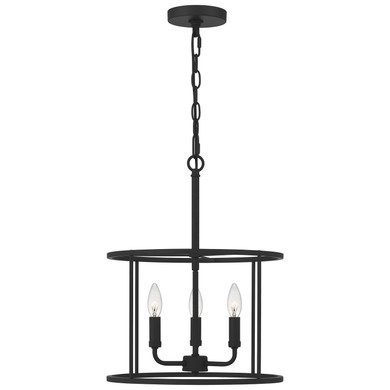 Mini Chandeliers Candle by Quoizel ( 10 | ABR2814MBK Abner ) 