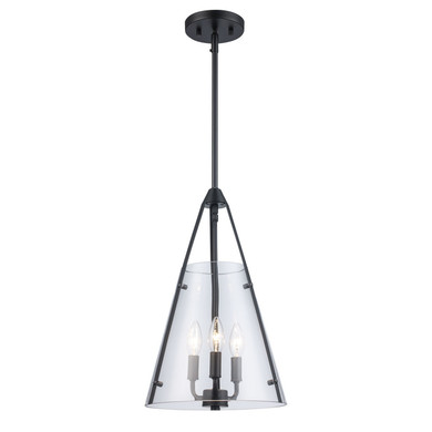 Pendants Glass Down by Trans Globe Imports ( 110 | 11583 BK Armani ) 