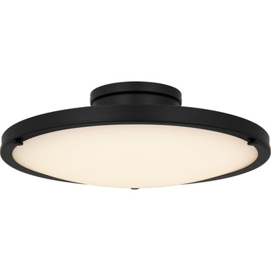 Semi-Flush Mts. Glass Down by Quoizel ( 10 | QSF6784MBK Quoizel Semi-Flush Mount ) 