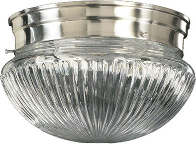Flush Mounts Bowl Style by Quorum ( 19 | 3012-8-65 3012 Ribbed Mushrooms ) 