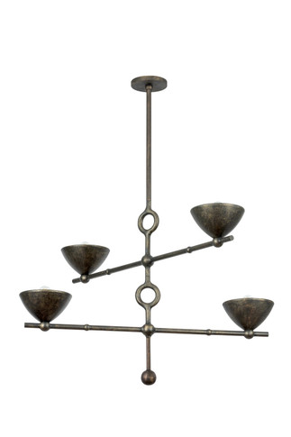 Large Chandeliers Metal Shade by Troy Lighting ( 67 | F2338-BPG Vishal ) 