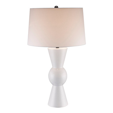 Lamps Table by Trans Globe Imports ( 110 | RTL-9176 WH Romola ) 