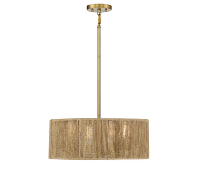 Pendants Drum Shade by Savoy House ( 51 | 7-1739-4-320 Ashe ) 