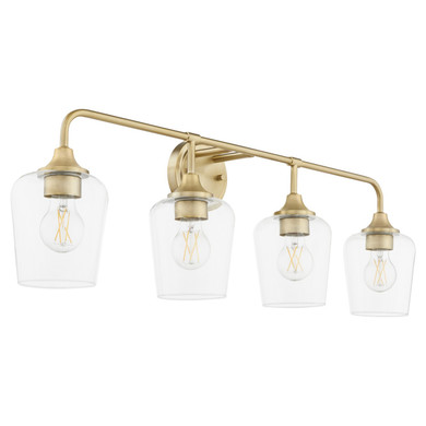 Bathroom Fixtures Four Lights by Quorum ( 19 | 5313-4-80 Raymond ) 