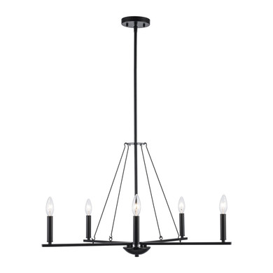 Mid. Chandeliers Candle by Trans Globe Imports ( 110 | 11645 BK Linden ) 