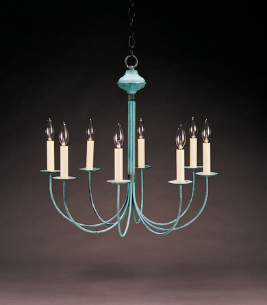Mid. Chandeliers Candle by Northeast Lantern ( 196 | 908-VG-LT8 Chandelier ) 