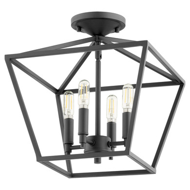 Semi-Flush Mts. Cage by Quorum ( 19 | 304-13-69 Gabriel ) 