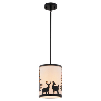Mini Pendants Drum Shade by Vaxcel ( 63 | P0417 Acadia ) 