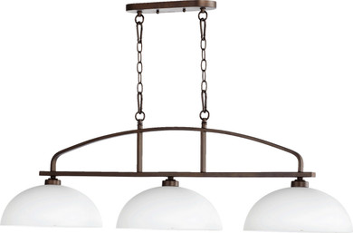 Linear/Island 3 Light Bar by Quorum ( 19 | 6660-3-86 Reyes ) 