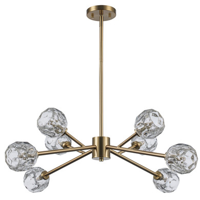 Mid. Chandeliers Starburst by Trans Globe Imports ( 110 | 11668 AG Sequoia ) 