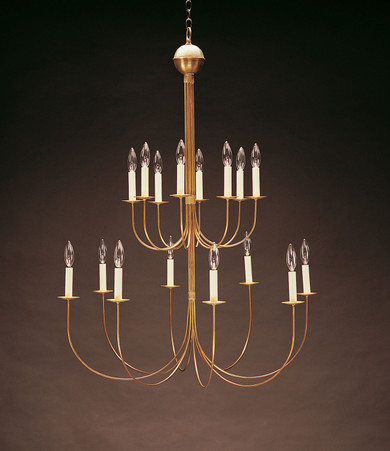 Large Chandeliers Candle by Northeast Lantern ( 196 | 916-AB-LT16 Chandelier ) 