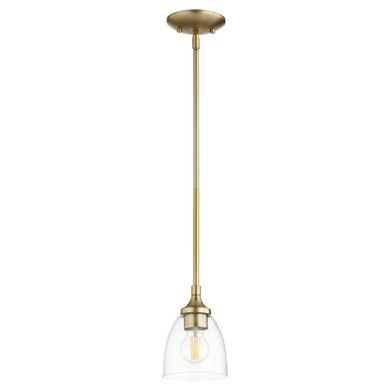 Mini Pendants Glass Down by Quorum ( 19 | 3059-280 Enclave ) 