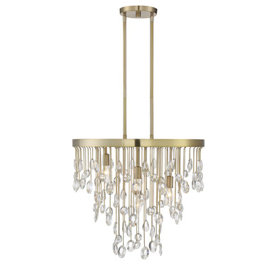 Mid. Chandeliers Glass Down by Savoy House ( 51 | 1-1846-4-127 Livorno ) 