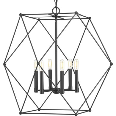 Foyer/Hall Lanterns Open Frame by Progress Lighting ( 54 | P500084-031 Spatial ) 